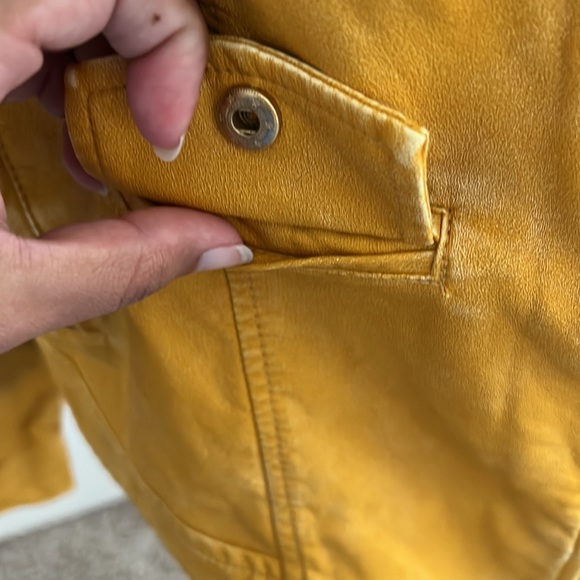 Members Only yellow moto jacket - Picture 5 of 9